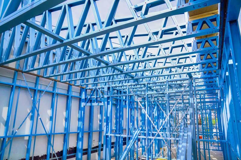 Color Blue Metal Structural Steel